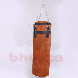 Sacos de Boxeo de Cuero Resistentes y Duraderos, Kit de Entrenamiento de Velocidad, para Patadas, MMA, Rellenables con Agua/Arena, 25 kg - Product Image 3
