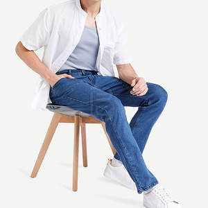 กางเกงยีนส์ผู้ชายดีไซน์ล่าสุด บริการ OEM สวมใส่สบาย คุณภาพพรีเมียม ระบายอากาศได้ดี - Product Image 3