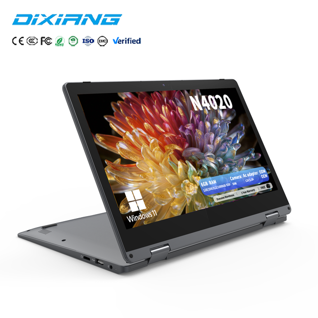 Factory Wholesale Cheap 11.6 Inch Mini Laptop N4020 6GB 512GB SSD Portable Notebook for Kids Student Education OEM Business