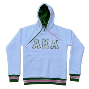 Sudadera con Capucha de Chenilla AKA, Tejido de Algodón, Logotipo Universitario, Fraternidad, Antiencogimiento, Tallas Grandes - Product Image 1