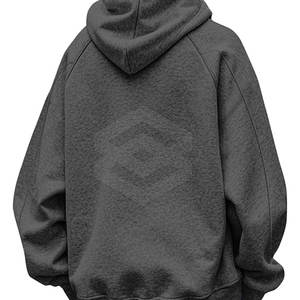 เสื้อฮู้ดโอเวอร์ไซส์สำหรับผู้ชายทรงโอเวอร์ไซส์ออกแบบโลโก้ได้ตามต้องการ - Product Image 3