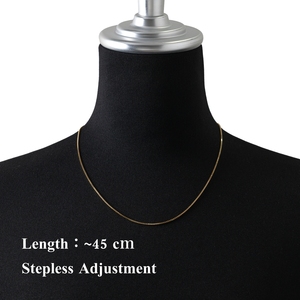 Luxe personnalisé Simple mariage doré mode bijoux femmes en vrac collier pour dames - Product Image 3