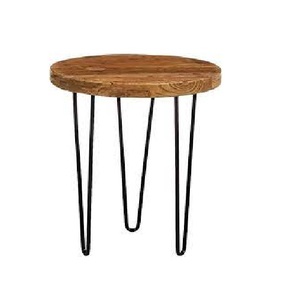 โต๊ะไม้อะคาเซียแข็งโต๊ะข้างโซฟาทำจากไม้สำหรับตกแต่งด้วยมือโต๊ะกาแฟในห้องนอนและห้องนั่งเล่นดีไซน์ทันสมัย - Product Image 3