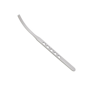Retractor General de alta calidad Curved 8 mm de ancho Longitud 166 mm Retractores de tapa de ojo de acero inoxidable alemán - Product Image 1