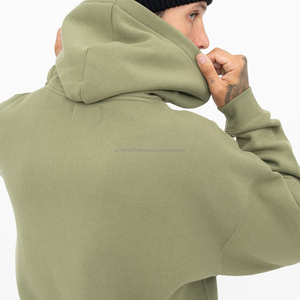 Sudadera con Capucha de Felpa de Algodón para Hombre, Manga Larga, Ropa de Invierno, Tendencia, Tallas Grandes, con Bordado - Product Image 3