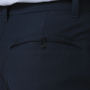 OEM <b>Men's</b> Casual Mid Waist Canvas Pants with Hidden Pockets <b>Stretchy</b> Sporty Style Pencil Trousers - Product Image 5