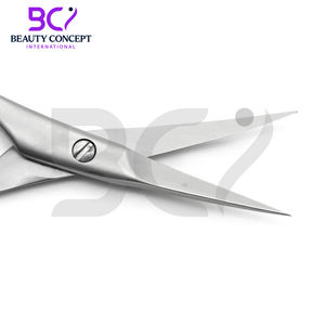 Nouvelle arrivée Ciseaux à cuticules en acier inoxydable légers et durables personnalisés lame incurvée avec pointe pointue pour les gauchers - Product Image 3