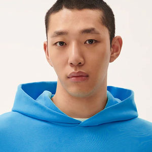 Pull-over à capuche personnalisé pour hommes, sweat-shirt d'été Cool Gym Training Streetwear Casual Relaxed Fit Soft Cotton Embroidered - Product Image 4