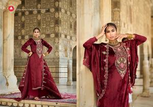 New NEETA CREATION Designer Polyester <b>Reversible</b> Party Wear <b>Dress</b> Heavy Embroidery Top Dupatta Bottom Salwar Quick Dry Indian - Product Image 4