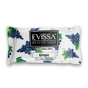 85g Grape Flowpack Beauty Soap Bar Moisturizing Fruity Scented Bath Soap Bulk Packing for Fresh Skin and Deep Cleansing EVISSA - Product Image 2