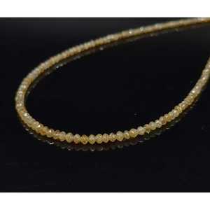 Perles de diamants champagne facettées de haute qualité, 1,5-2,5 mm, rares, en vrac, pour la création de bijoux - Product Image 2