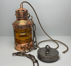 Vintage Maritime Brass <b>Lantern</b> <b>Lamp</b> Handmade Stand High Quality <b>Lamp</b> - Product Image 2
