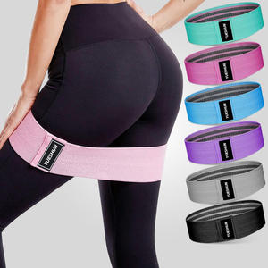 Bandas de Resistencia de Tela Natural para Entrenamiento Físico y Ejercicio, con Logotipo Personalizado - Product Image 3
