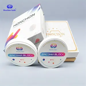 98mm vuoto di Zirconia dentale per laboratorio odontoiatrico, <span class=keywords><strong>STC</strong></span> Cad Cam blocco ceramico di zirconio dentale - Product Image 1