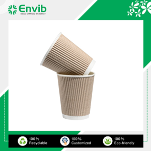 El proveedor líder de la India ofrece vasos de papel de pared ondulada triple resistentes al calor de 8oz para bebidas calientes a un precio razonable - Product Image 3