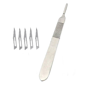 Poignée de scalpel en acier inoxydable de haute qualité No 3 pour laboratoire et application chirurgicale utilisée pour des incisions précises en chirurgie - Product Image 6