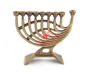 Vente chaude De Luxe Menorah De Noël Décoratif À La Main Designer Bougeoir Personnalisé Diamant Dernière Conception En Métal - Product Image 4