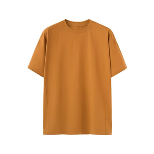 Camiseta de Marca Personalizada para Hombre, Tejida, 100% Algodón, de Alta Calidad, Estilo Formal, Talla Grande, Color Sólido, Ecológica, Nueva Colección Primavera-Verano, Venta al Por Mayor - Product Image 1