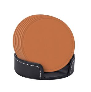 Posavasos de Cuero 100% de la Mejor Calidad para Hoteles, Hogares y Restaurantes, Posavasos para Té y Café, el Mejor Producto, Forma Personalizada - Product Image 1