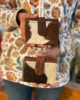 Dompet kulit sapi asli baru dompet kecil kulit sapi asli bergaya Multi fungsi dompet kecil kulit sapi asli untuk wanita