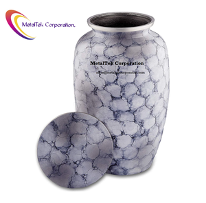 Urnes de crémation en métal de couleur personnalisée de haute qualité Urnes funéraires personnalisées Souvenir Cendres Pot Urnes funéraires commémoratives Prix de gros - Product Image 5
