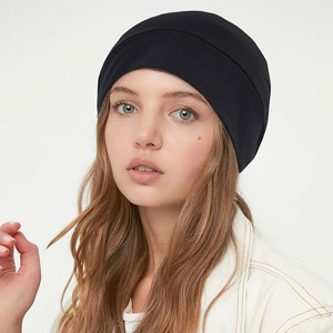 Gorro de invierno de dos tonos Unisex, gorros de punto cálidos de nueva moda con forro de piel para hombres y mujeres, estilo informal para ropa de playa - Product Image 3