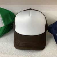 Gorra Trucker de 5 Paneles de Primera Calidad con Logotipo Personalizado, Estilo Bordado, Gorras Trucker de Malla y Espuma con Cierre a Presión para Hombre con Logotipo Personalizado