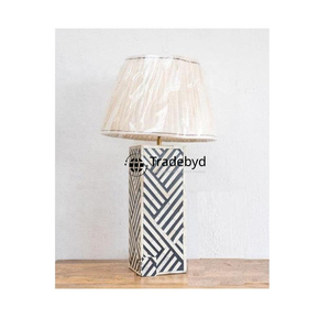 Lámpara de Mesa LED E26 AC con Incrustaciones de Hueso Hechas a Mano, Iluminación Decorativa de Lujo para el Hogar, Hoteles y Proyectos de Interiores, Diseño Premium Tradebyd - Product Image 3