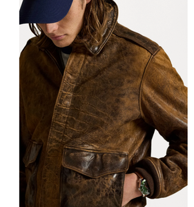 แจ็กเก็ตหนังแฟชั่นสำหรับผู้ชายแจ็กเก็ตหนังแฟชั่นสำหรับฤดูหนาว - Product Image 6