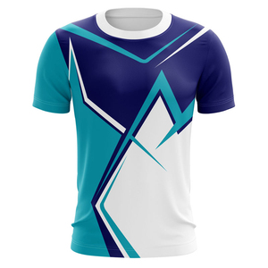 Camiseta Casual para Hombre con Logotipo Personalizado por Sublimación, Mezcla de Poliéster/Algodón, Secado Rápido, Ligera, Transpirable, Estilo Hip Hop, Servicio OEM de Alta Calidad - Product Image 5