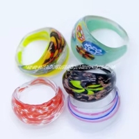 Perles en verre cristal de l'Inde assorties de plusieurs options pour les perles Dreadlock Destash
