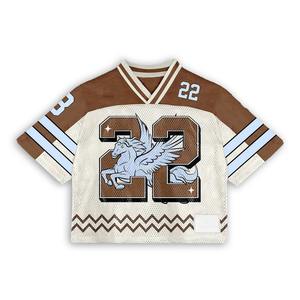 Fabricante personalizado Boxy camisetas de secado rápido de gran tamaño de fútbol baloncesto malla fútbol americano Jersey hombres hecho en Pakistán - Product Image 3