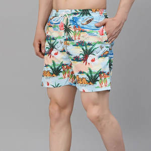 Mejor Precio OEM Personalizado: Shorts de Baño para Hombre Estilo Urbano, Algodón Ecológico Transpirable de Secado Rápido, Estilo Casual con Logo Frontal, Color Liso - Product Image 4