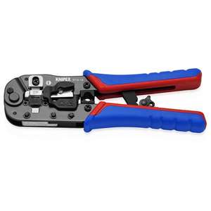 Pinzas de crimpado Knipex RJ45 con mangos multicomponentes para conectores Western - Product Image 1