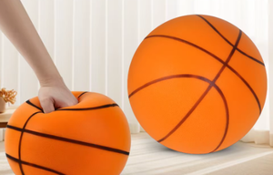 Balón de Baloncesto de Espuma PU Silencioso, Balón Antiestrés Suave, Juguete de Entrenamiento en Interiores para Niños y Adultos - Product Image 5