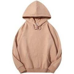 2025 de alta calidad 100% algodón hombres liso teñido invierno Sudadera con capucha y sudadera de talla grande personalizable en blanco hombres Sudadera con capucha Premium - Product Image 2