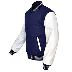 Nueva Chaqueta Deportiva Casual Auténtica de Talla Grande 2026 para Hombre, Chaquetas Varsity de Lana Genuina - Product Image 2