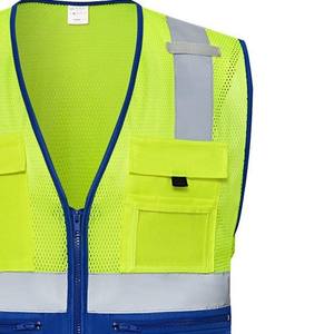 Gilet haute visibilité pour homme de qualité supérieure, dernier style, prix abordable, respirant, léger, avec logo/couleurs personnalisés - Product Image 6