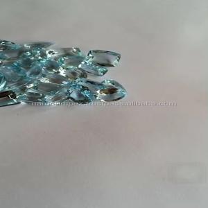 Pierres précieuses aigue-marine en vrac de qualité AAA certifiées IGI naturel excellent lustre bleu couleur mélange taille de forme pour la fabrication de bijoux - Product Image 6