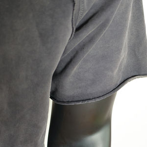 T-shirt surdimensionné personnalisé en coton épais 100% délavé au soleil, coupe épaules tombantes, style streetwear, 300 g/m², vintage, pour homme, effet délavé à l'acide - Product Image 6