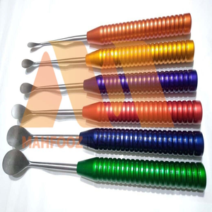 Juego de Instrumentos Quirúrgicos Ortopédicos Cobb Elevator Set para Columna Vertebral, 6 Piezas, Color Arcoíris - Product Image 1