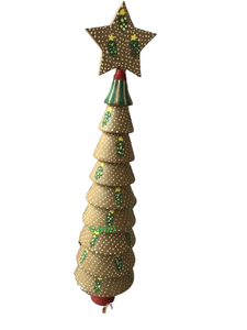Kashmir Handmade Christmas <b>Tree</b> <b>Stand</b> Accessories Paper Mache Ornaments Baubles the Eco-Friendly Nature - Product Image 4