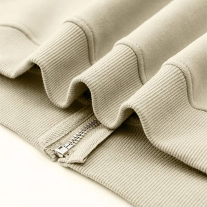 100% coton lâche hommes fermeture éclair sweats à capuche à séchage rapide fermeture éclair à capuche pour hommes écologique évacuation de l'humidité grande taille sweats à capuche - Product Image 5