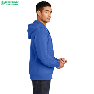 Mode 2026 – Sweat à capuche unisexe super zippé pour l'hiver, en polaire épaisse ou molleton bouclette, respirant, séchage rapide, coupe classique, 100 % coton - Product Image 3