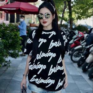 Venta al por mayor Linda Camiseta cuello redondo Mujer precio competitivo moda lavable embalaje personalizado fabricante de Vietnam - Product Image 4