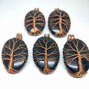 Handmade Classic Style Silver Wire Wrap Necklace Natural Flashy <b>Labradorite</b> Gemstone Pendant Labradores <b>Jewelry</b> on Sale - Product Image 6