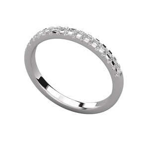 Bague pour femme en or 18 carats avec diamant de laboratoire - Product Image 4