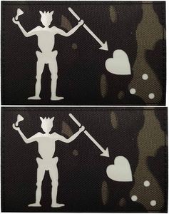 Custom Zwart Reflecterende Stof <span class=keywords><strong>Patch</strong></span> Laser Cut Ir Vlag <span class=keywords><strong>Patch</strong></span> Hoge Kwaliteit Warmte Cut Of Laser Gesneden Rand Voor Kleding Hoed 2025 - Product Image 4