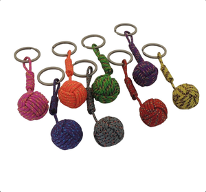 N paquete de 6 o individualmente Monkey ist not eychain W/Rass hackhackle-4,5 "Long-andmade ailailor ope ey ING-autical - Product Image 1