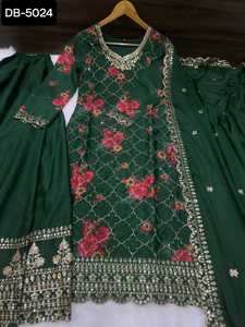 Diseñador indio pakistaní Punjabi Dhoti Bollywood Salwar Kameez Ropa de fiesta Vestido de venta Vestido de mujer Ropa de boda - Product Image 5